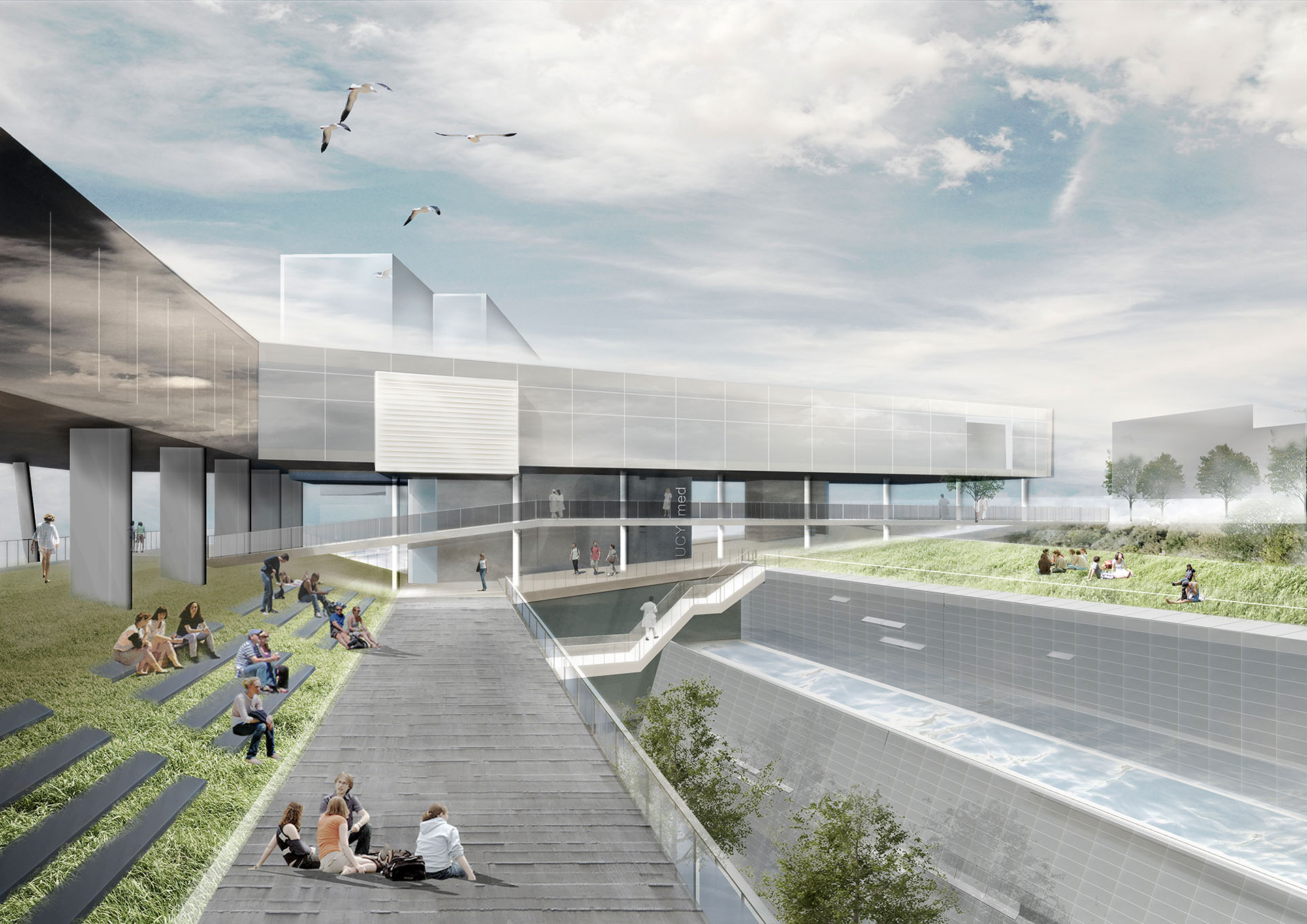 University of Cyprus Med School Architectural Competition - with Ian Ritchie Architects